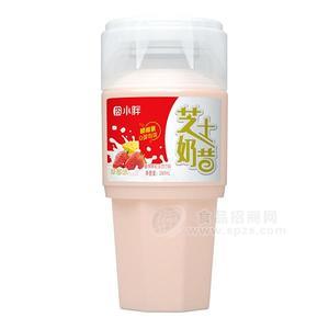 囧小胖 草莓味 芝士奶昔 椰果果粒 乳味飲料  乳飲料 380ml