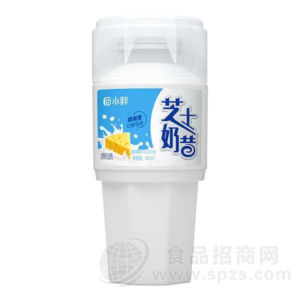 囧小胖 原味 芝士奶昔 椰果果粒 乳味饮料  乳饮料 380ml