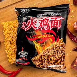 俏逗媽 干吃火雞面 石鍋麻辣牛肉味 干吃面方便食品 招商