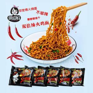 俏逗妈 火鸡面 油炸型方便面 5连包 方便食品招商