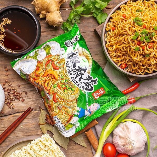 俏逗妈 椒麻鸡拌面 油炸型方便面  方便食品招商