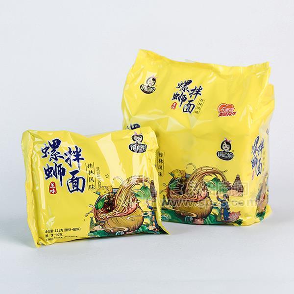 俏逗妈 螺蛳拌面 桂林风味方便食品招商5连包