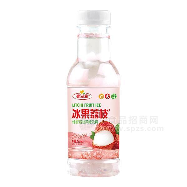 壹滋雅  冰果荔枝椰果飲品435ml蜂蜜荔枝 風(fēng)味飲料