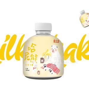 哈尼熊香蕉味果汁饮料招商香蕉果汁代理300ml