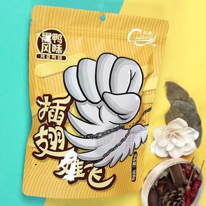 黑鸭风味 彩腾鸭翅 烤香鸭翅 招商 卤味肉制品代理168g