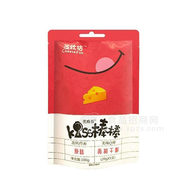 芝仕坊 原味kiss棒棒 奶酪棒 再制干酪 乳制品招商 兒童零食100g