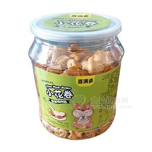 喜滿多香蔥雞肉味小花卷油炸型膨化食品 240g