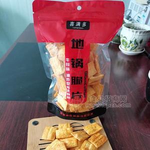 喜滿多牛排味 油炸型化食品 鍋巴 袋裝休閑食品 休閑零食 小零食代理   袋裝零食