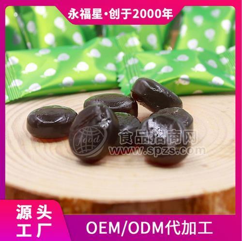 提供青橄榄薄荷硬糖润喉糖2g/粒成品半成品OEM贴牌代加工