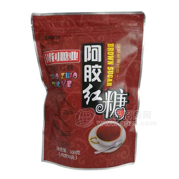 钊钊糖业 阿胶红糖 （内含10包）300g