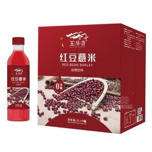 五房齋紅豆薏米谷物飲料1Lx6瓶