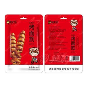 食刻不忘 酱辣味烤面筋 休闲食品 零食招商 105g