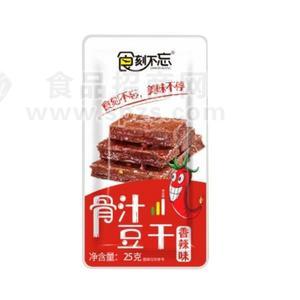 食刻不忘 香辣味 骨汁豆干 休闲食品 25g