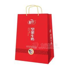 喜六个坚果牛奶礼袋装春节送礼