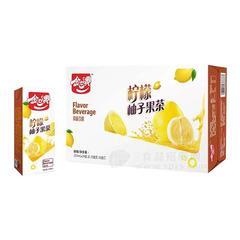 金世宝柠檬茶柚子果茶风味饮料250mlx24盒
