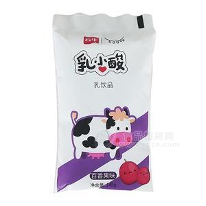云牛  百香果味  乳小酸 乳饮品 乳饮料  145g