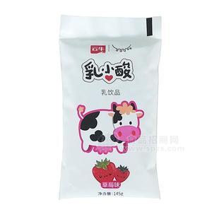 云牛    草莓味 乳小酸 乳饮品 145g