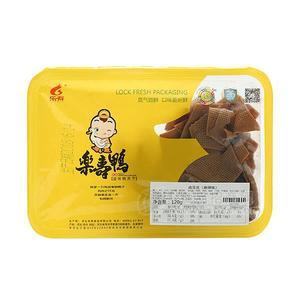 乐寿锁鲜装  麻辣味卤豆皮 乐寿鸭盒装卤豆皮招商 休闲食品代理120g