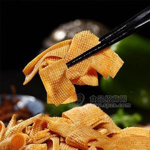 麻辣味卤豆皮锁鲜装  乐寿鸭盒装卤豆皮招商 休闲食品代理120g