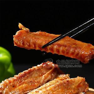 锁鲜装 乐寿鸭 五香鸭翅 卤味肉制品 休闲食品招商 礼盒装鸭翅代理