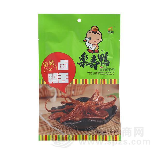 ·乐寿鸭  麻辣味卤鸭舌 真空装卤鸭舌 休闲食品 卤味肉制品招商58g 