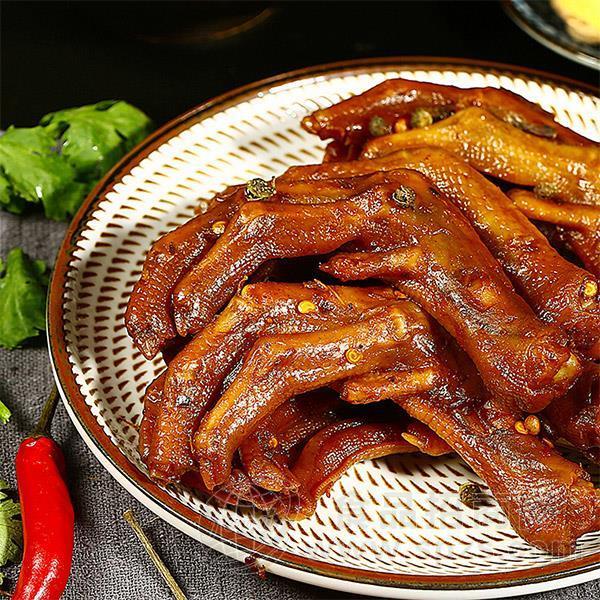 ·乐寿鸭 卤鸭掌 真空装 麻辣味 卤鸭掌 休闲食品 卤肉制品招商68g 
