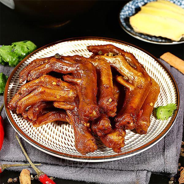 ·乐寿鸭卤鸭掌 真空装 麻辣味 卤鸭掌 休闲食品 卤肉制品招商68g 