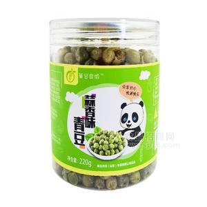 果谷良農(nóng) 蒜香味青豆 堅果炒貨 休閑食品  干果招商零食易拉罐裝 220g