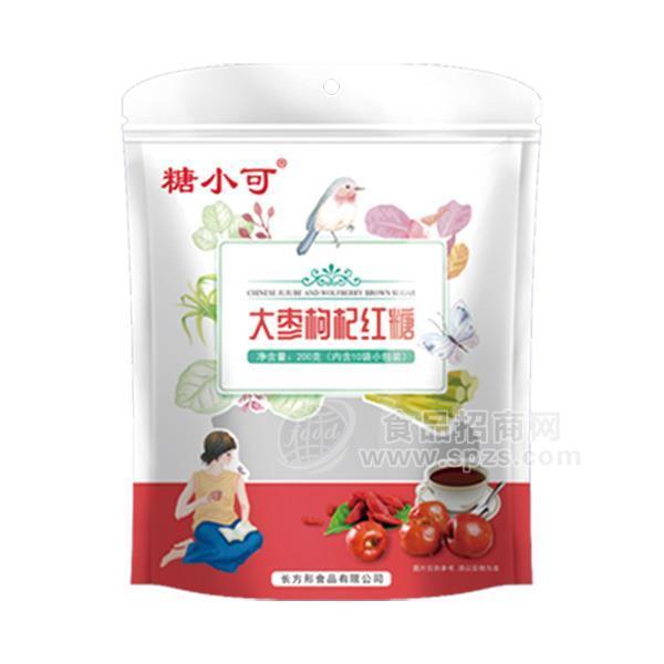 糖小可大枣枸杞红糖调味品