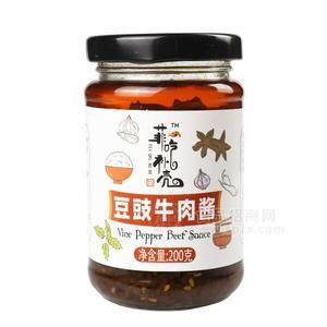 瓶装酱 菲吃补壳 豆豉牛肉酱 调味酱招商200g