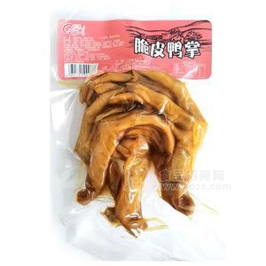 彩腾脆皮鸭掌真空包装卤肉制品休闲食品招商