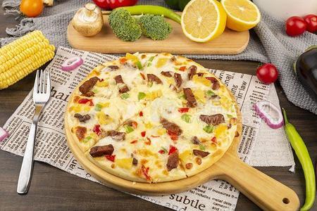 9寸半成品披薩加熱即食操作簡單