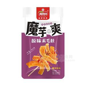 真食尚魔芋爽原味素毛肚魔芋制品休閑食品18g