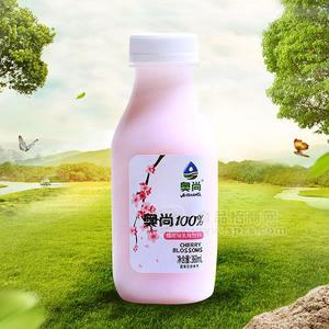 奥尚100%  樱花味乳味饮料  乳饮料 360ml