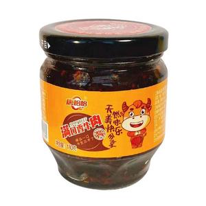 唐恰恰满口香牛肉酱调味品酱类180g