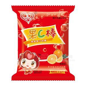昊平 香橙味  果C棒 精制果汁軟糖  休閑食品 小零食 12g