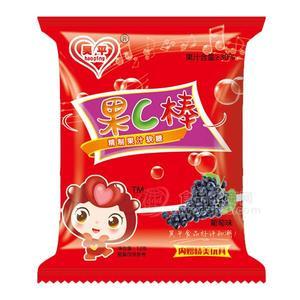 昊平 葡萄味 果汁橡皮糖 休闲食品 小零食 12g