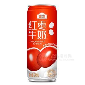 甄沃 紅棗牛奶 乳味飲料  乳飲料 245ml