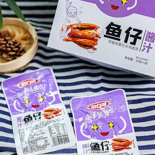 冠口福 醬汁魚仔  休閑食品 12gx20袋