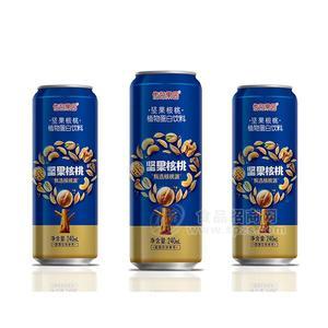 传奇果园坚果核桃 植物蛋白饮料招商240ml罐