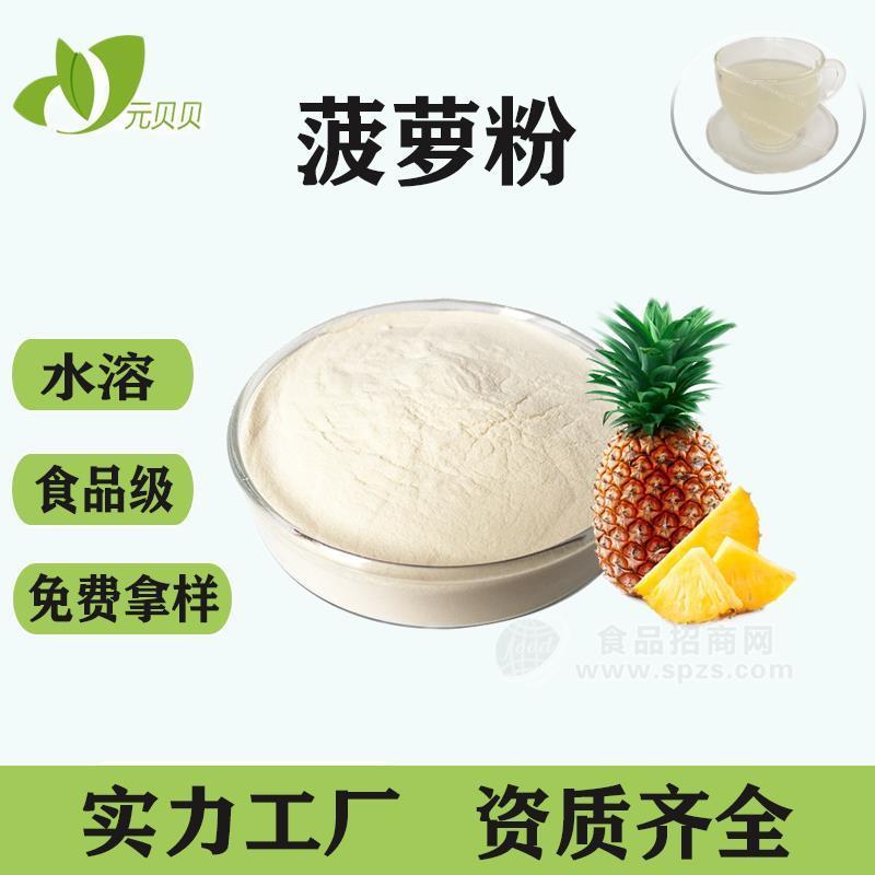 菠萝果粉壹贝子厂家直销固体饮料果蔬粉现货批发菠萝提取物菠萝粉