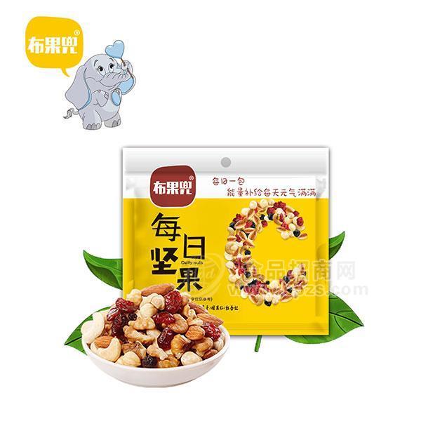 布果兜每日?qǐng)?jiān)果混合干果750g