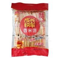 實(shí)惠裝香米餅休閑膨化零食代理新年禮品208g