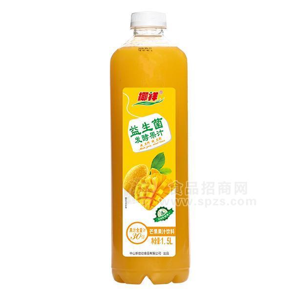 椰祥 益生菌发酵果汁  芒果果汁饮料 1.5L