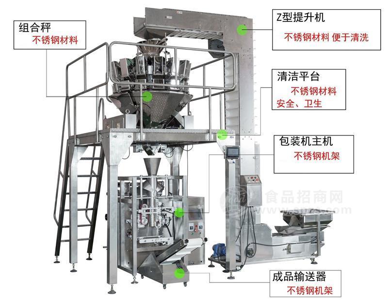 薯片全自動(dòng)包裝機(jī),多功能薯片包裝機(jī),