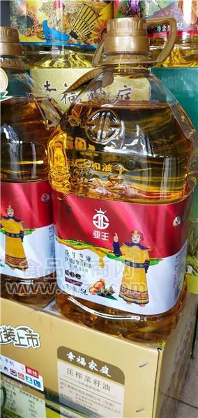 亞王花生芝麻 食用調(diào)和油5L