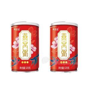 味逍遥罐装燕窝八宝粥方便食品方便粥代理320g