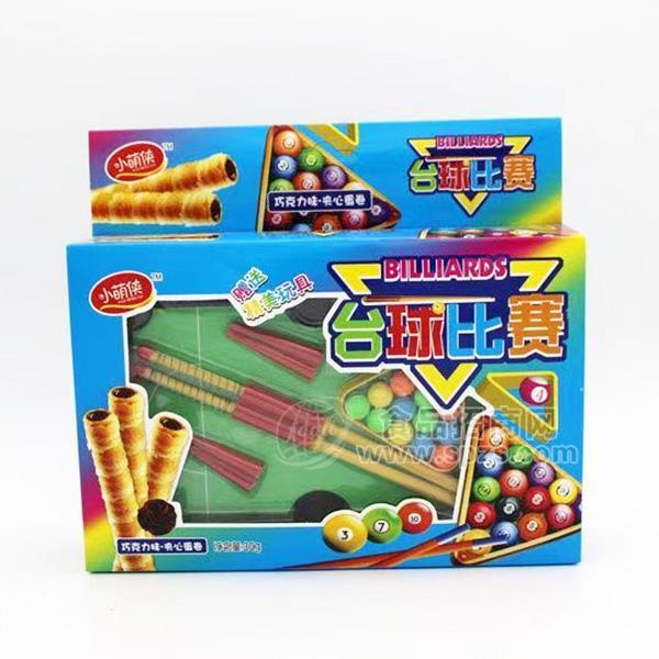 巧克力夾心餅干臺(tái)球比賽玩具糖糖玩招商