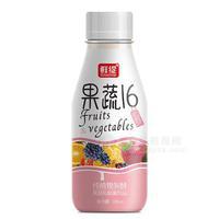 鮮綻果蔬16純植物發(fā)酵果蔬乳酸菌飲品瓶裝乳飲料招商338ml