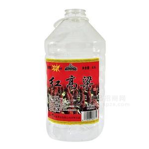 56度紅高粱白酒牛欄宴酒業(yè)白酒批發(fā)廠家直銷(xiāo)4.5L